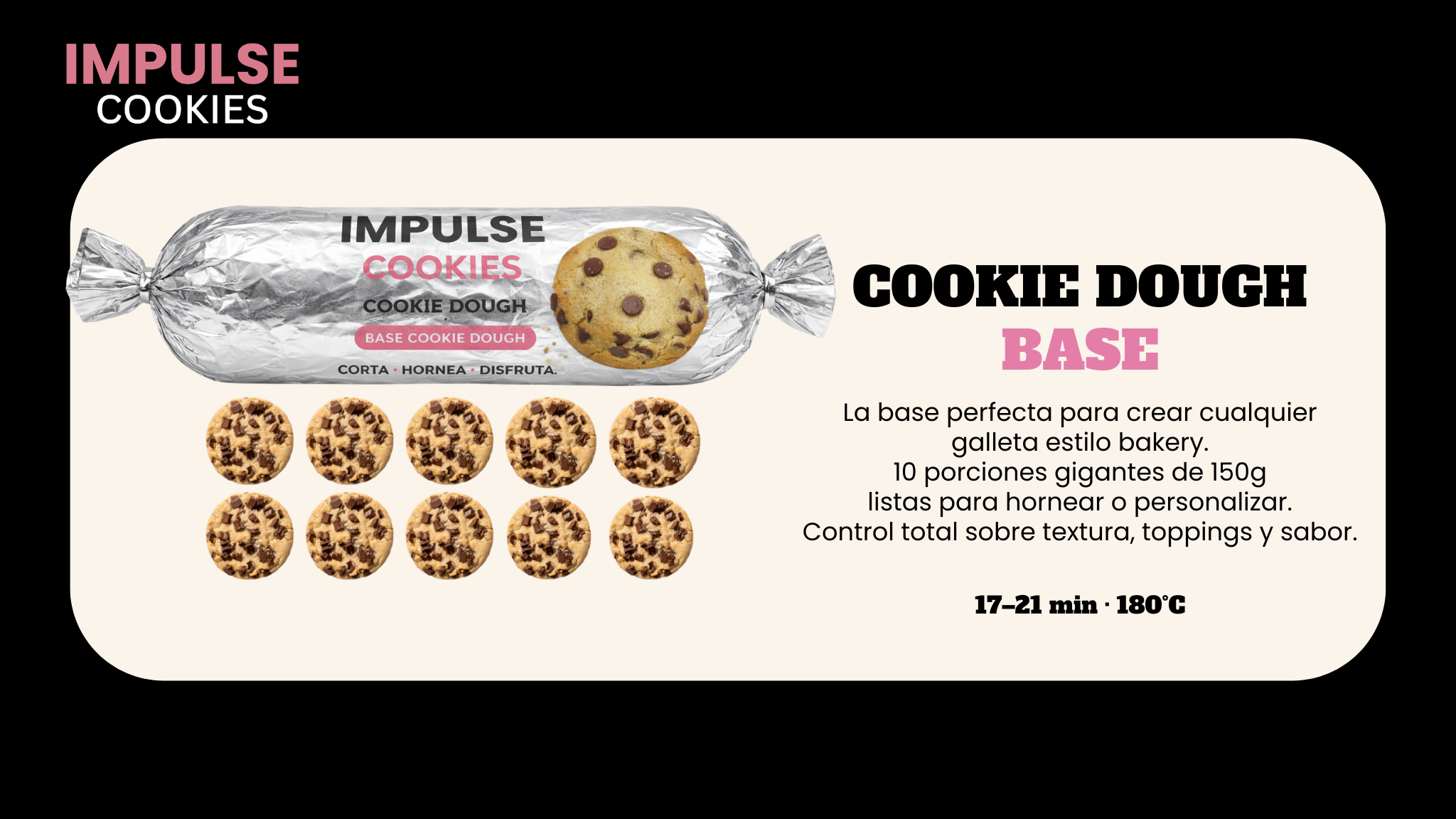 Cookie Dough en Rollo