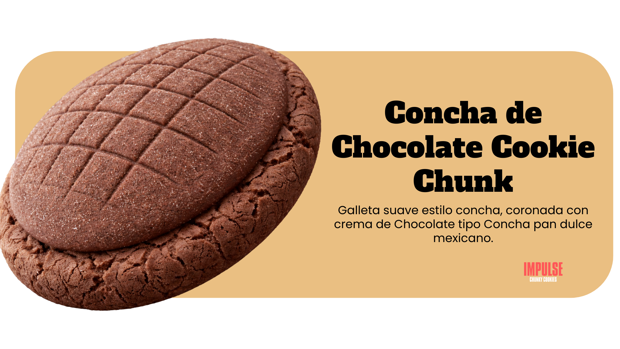 Concha Chocolate Chunk Cookie