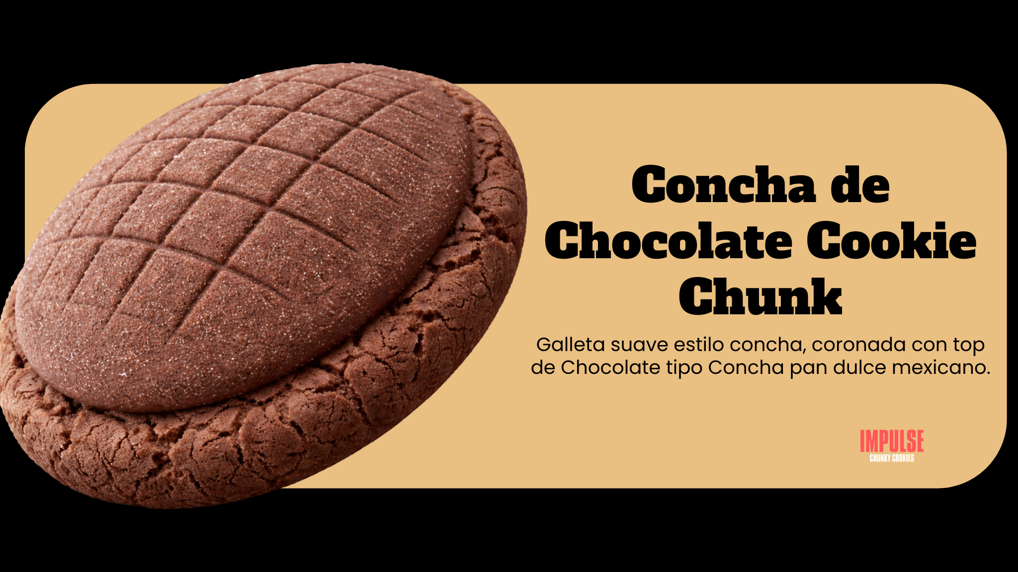 Concha de Chocolate Cookie Chunk