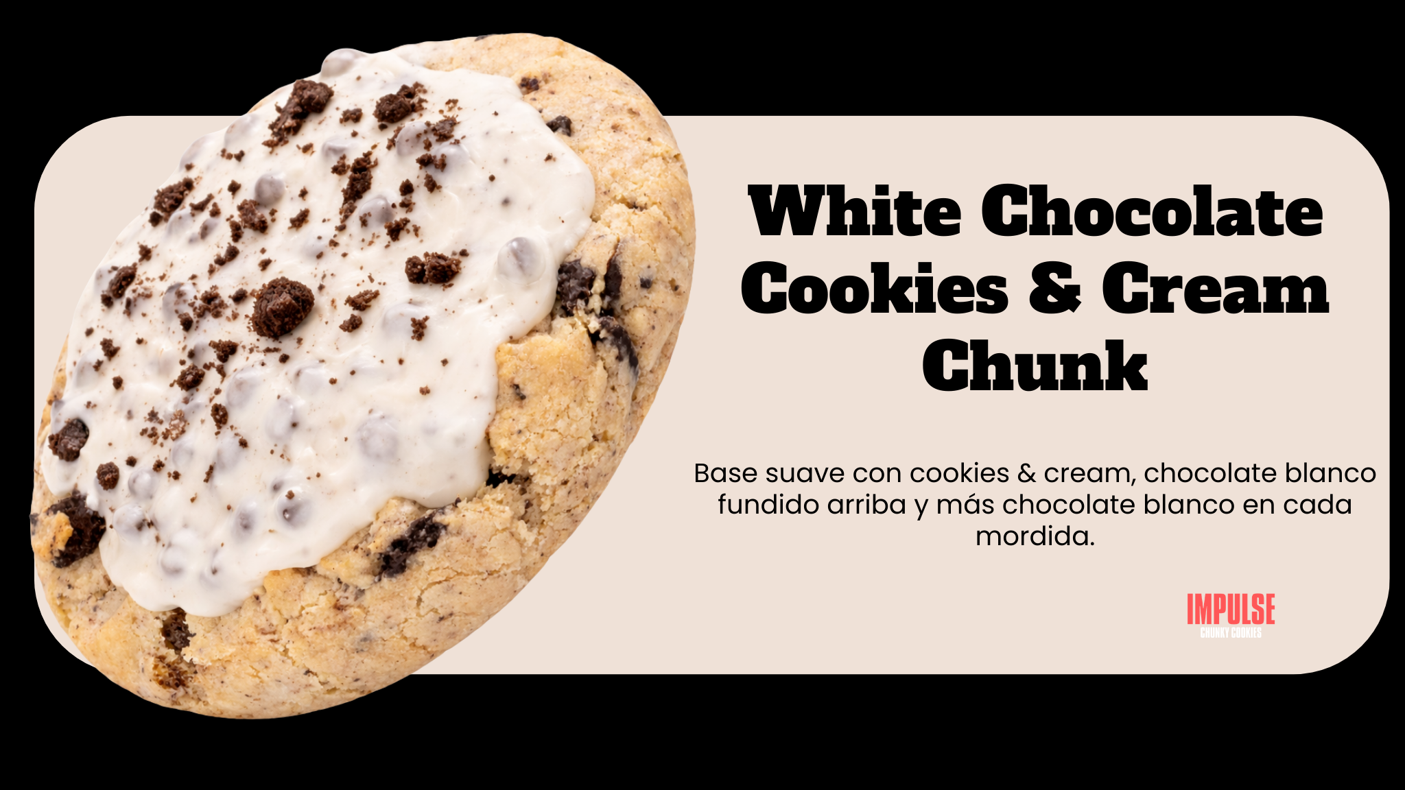 White Chocolate Cookies & Cream Chunk
